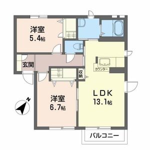 メゾンアズマ　Ｂ 102号-2