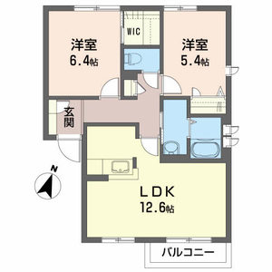 プロムナード鹿島Ｂ 102号室