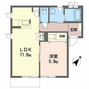 ファミール千田ⅡＡ 101号室