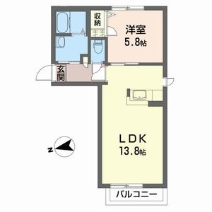 シャーメゾンソレイユＢ 203号室