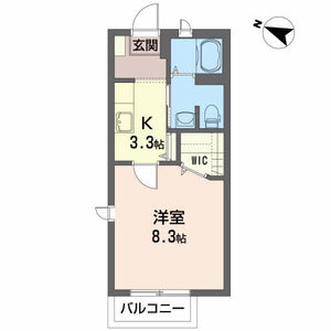 メゾン・ド・ソレイユＢ 102号室