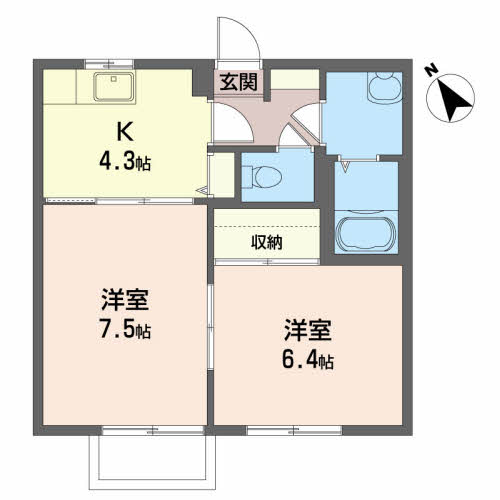 タウンコート下長B 101号-14