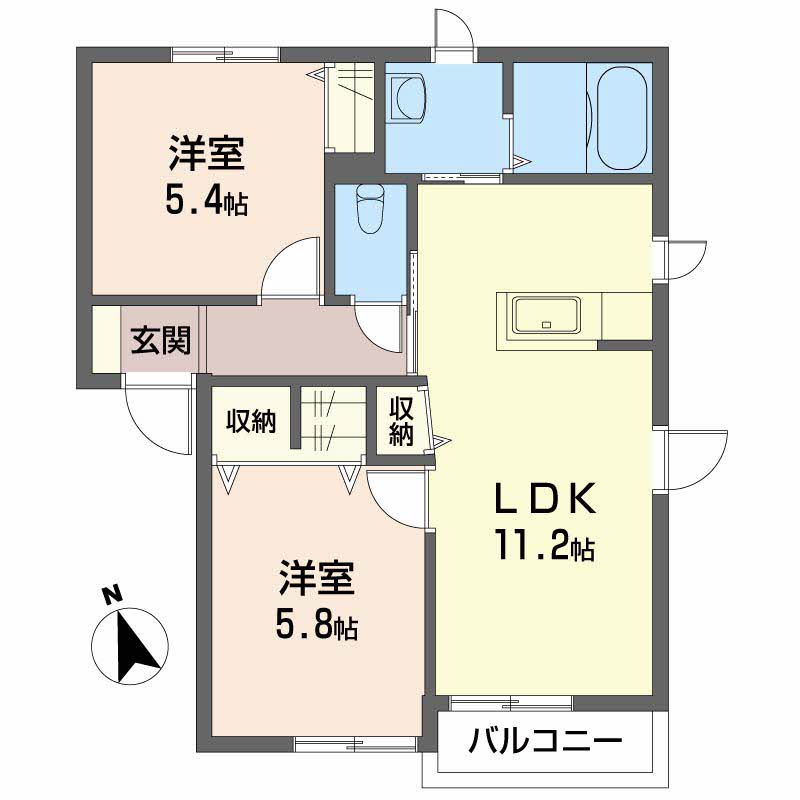 シャーメゾンＳＯＷＡ－Ｂ 202号-16