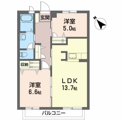 サンシャイン八戸201-2