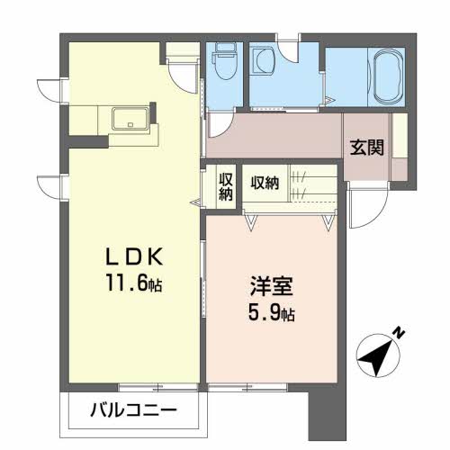 ヴェルメゾン　Ｃ 201号-13