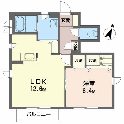 プロムナード鹿島Ｅ 101号-3