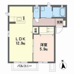 ガーデンスクエアC 101号-2