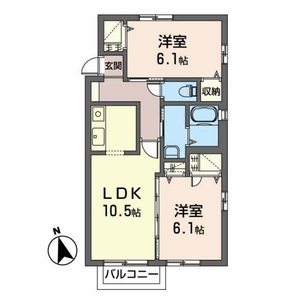 クレセオ久保田 201号室