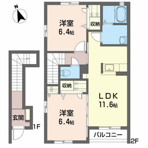 エアル　クオーレＢ 201号室