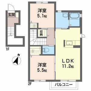 ベルメゾン桑野Ｂ B201号-16