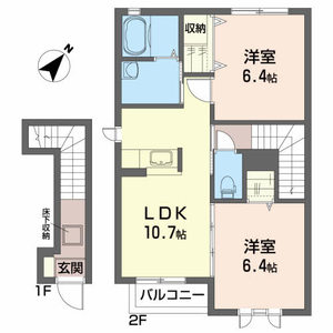 ハイツ　ブレビス 201号室