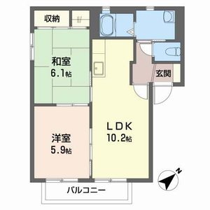 プリモアール大宮Ｂ 201号室