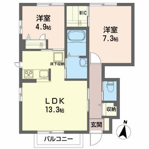 シャーメゾン　コンツェルト A101号室