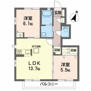 シャーメゾン　シンフォニー D101号室