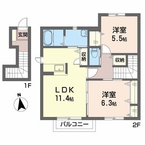 ヴィラ・アプリエール 202号-13