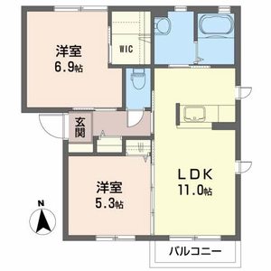 シャーメゾン堀口Ａ A202号室
