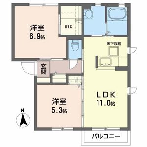 シャーメゾン堀口Ａ A102号室
