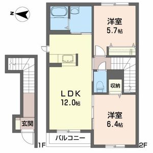 ルーラル山崎Ｂ B201号室