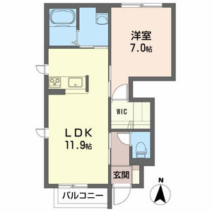 シャーメゾンＳ 101号室