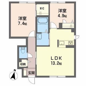 シャーメゾンウエストＢ B102号室