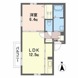 ハイツ　ねむの樹 201号室