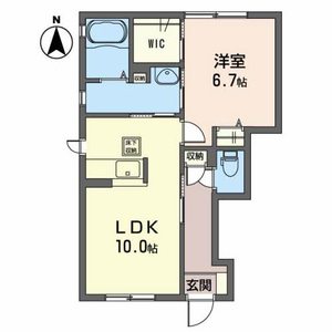 クレセオⅢ 101号室