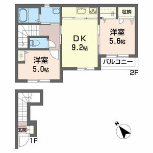 クラヴィエ長田町 201号室