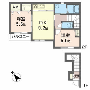 クラヴィエ長田町 202号室