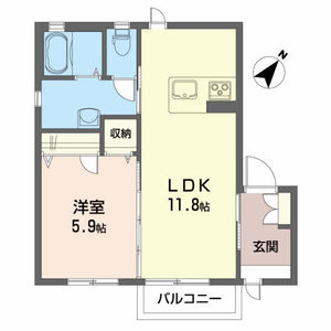 Ｐｒｉｖａｔｅ　Ｇａｒｄｅｎ　向陽台 201号室