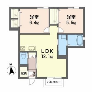 クラリタ定西 B102号室