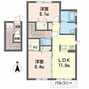 クラヴィエ西中央 202号室