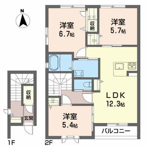 メゾンマスト南館 203号室