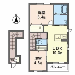 クラヴィエＴＥ 205号室