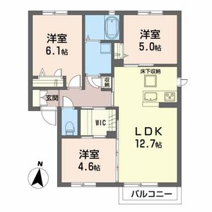 カーサ　ルビーノＡ A102号室