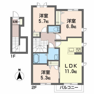 ブランドール 201号室