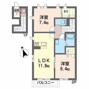 ヴィラーチェ堀西 201号室