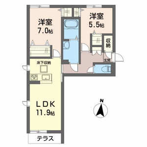 クラッシィ中央　Ⅱ番館 B101号室