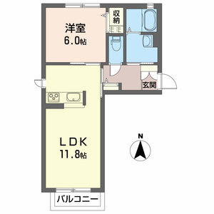 アップルハウスⅡ 201号-4