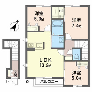シャーメゾントミーＡ A201号室