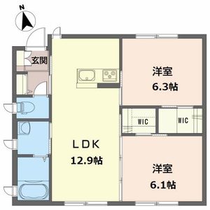 つくしＤ D102号室