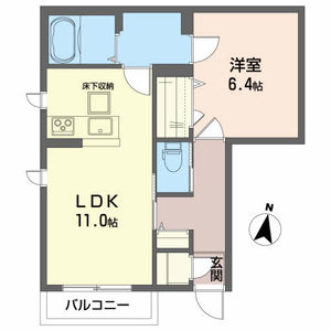 シャーメゾン　白河 101号室