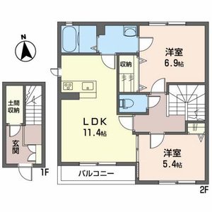 シャーメゾン　リラフォートＢ 201号室