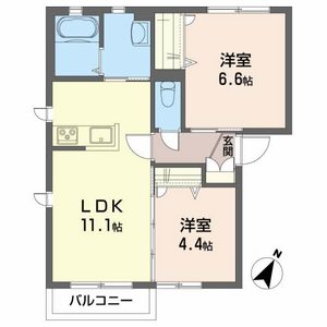 シャーメゾン下角Ａ A201号室