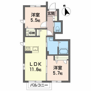 プロヌーブ城西　Ａ A102号室