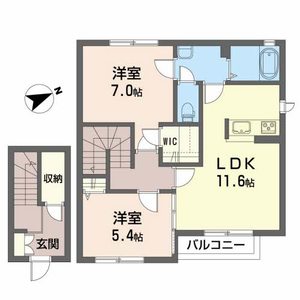 シャーメゾン安達ヶ原Ｂ棟 B203号室