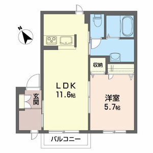 アップルヒルズＣ 101号室