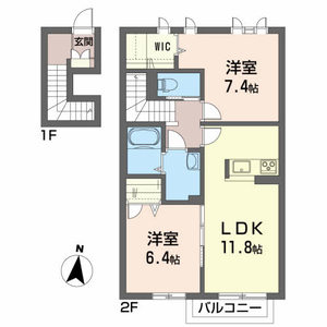シャーメゾンオークパーク 202号室
