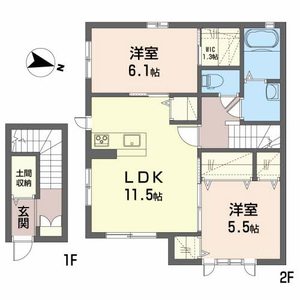 シャーメゾンカリーノⅡ 201号室