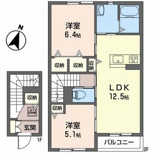 シャーメゾン青野 202号-14