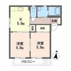サンハッピーＡ 201号室